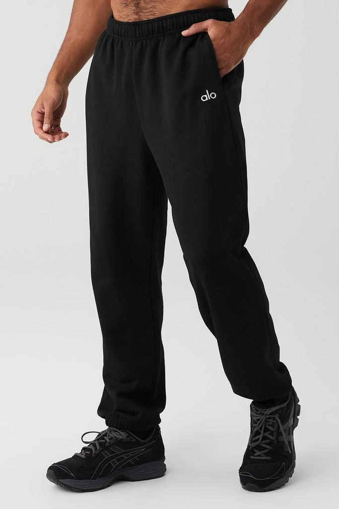 商品Alo|Accolade Sweatpant - Black,价格¥879,第3张图片详细描述