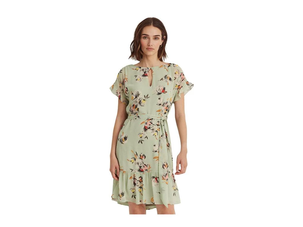 商品Ralph Lauren|Floral Crinkled Georgette Dress,价格¥915,第2张图片详细描述
