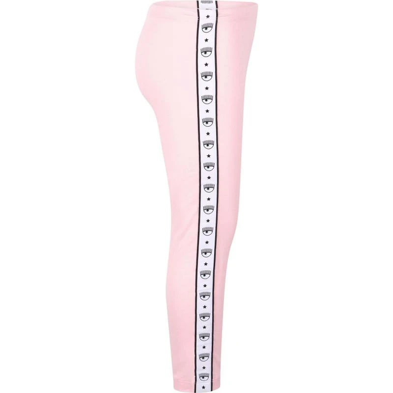 商品Chiara Ferragni|Eyelike logo tape leggings in pink,价格¥639,第2张图片详细描述