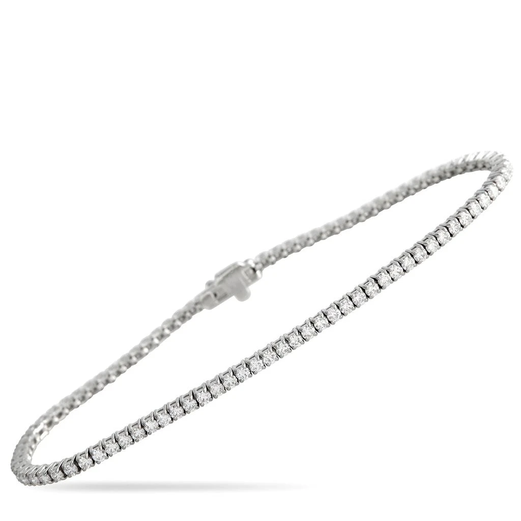 商品Non Branded|LB Exclusive 18K White Gold 2.94 ct Diamond Tennis Bracelet,价格¥23595,第1张图片