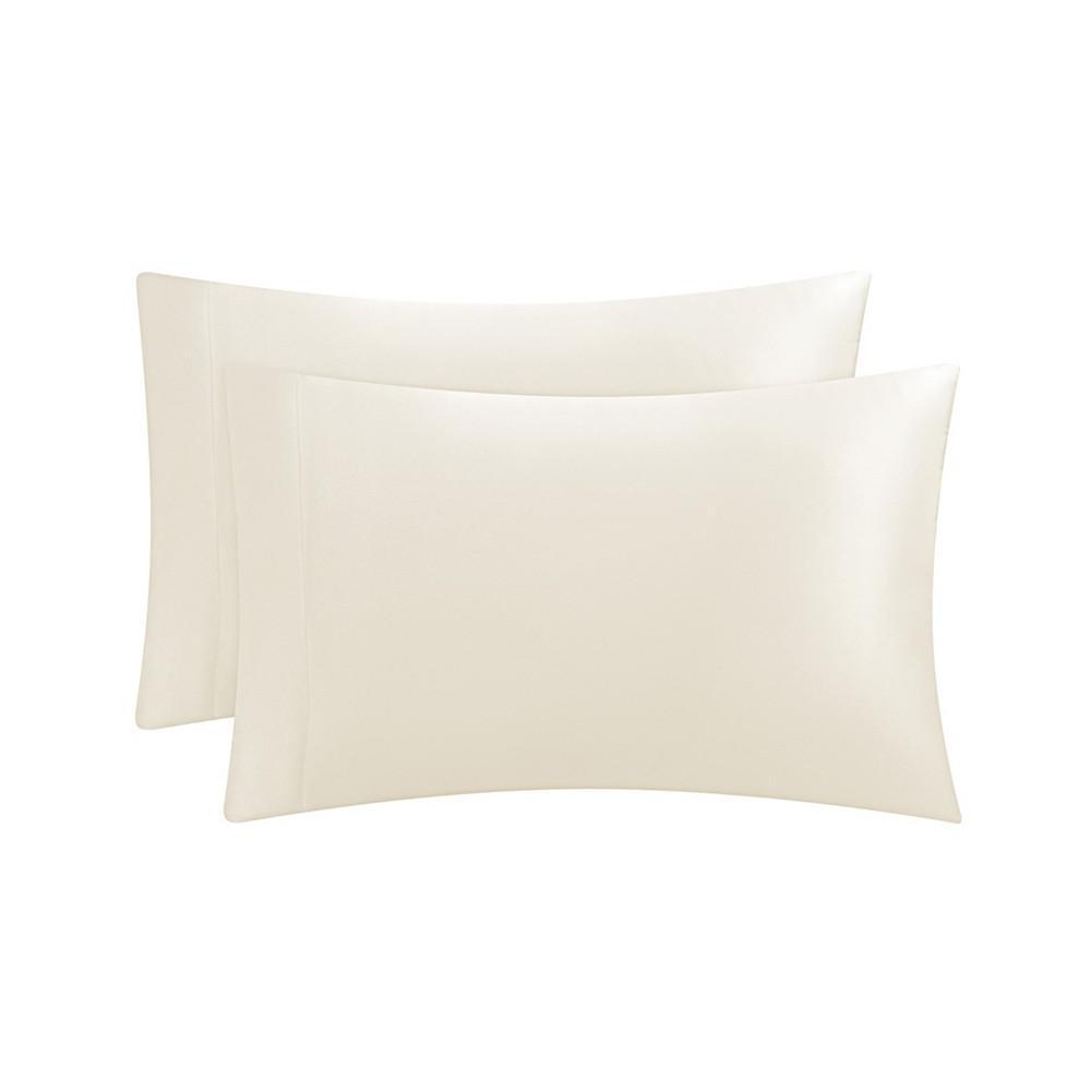 商品Juicy Couture|100% Polyester Satin 2 Piece Pillow Case Set, Queen,价格¥228,第1张图片