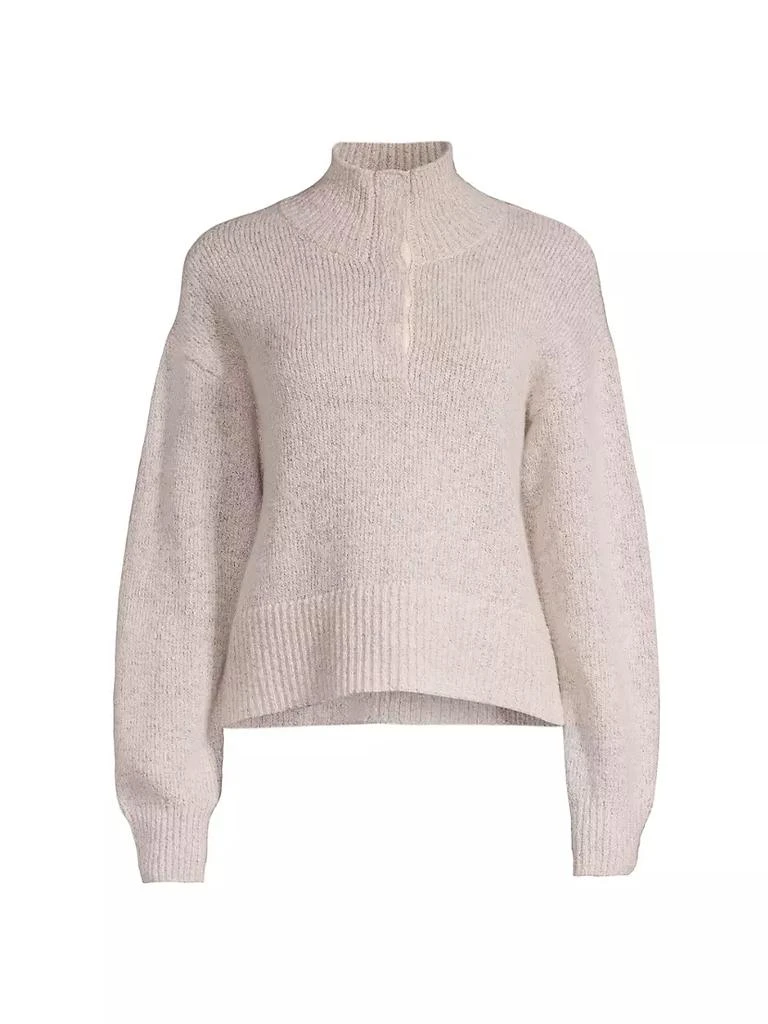 商品525 America|Boxy Snap-Front Turtleneck Sweater,价格¥582,第1张图片