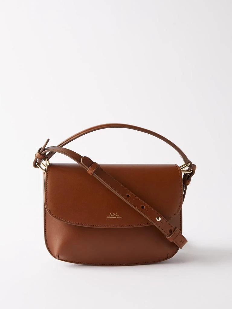 商品A.P.C.|Sarah smooth-leather cross-body bag,价格¥4616,第1张图片