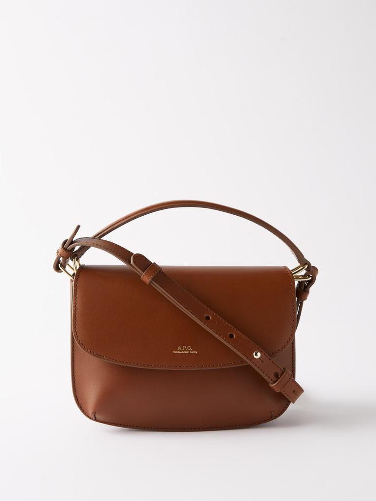 商品A.P.C.|Sarah smooth-leather cross-body bag,价格¥4267,第1张图片