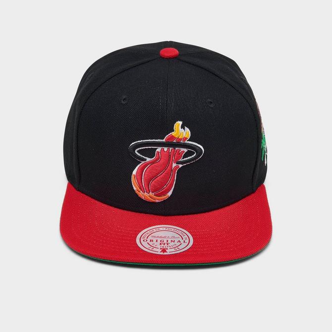 Mitchell & Ness NBA Miami Heat Patch Overload Snapback Hat商品第2张图片规格展示