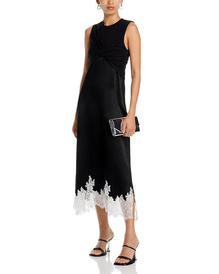商品3.1 Phillip Lim|Mixed Media Maxi Slip Dress,价格¥2799,第5张图片详细描述