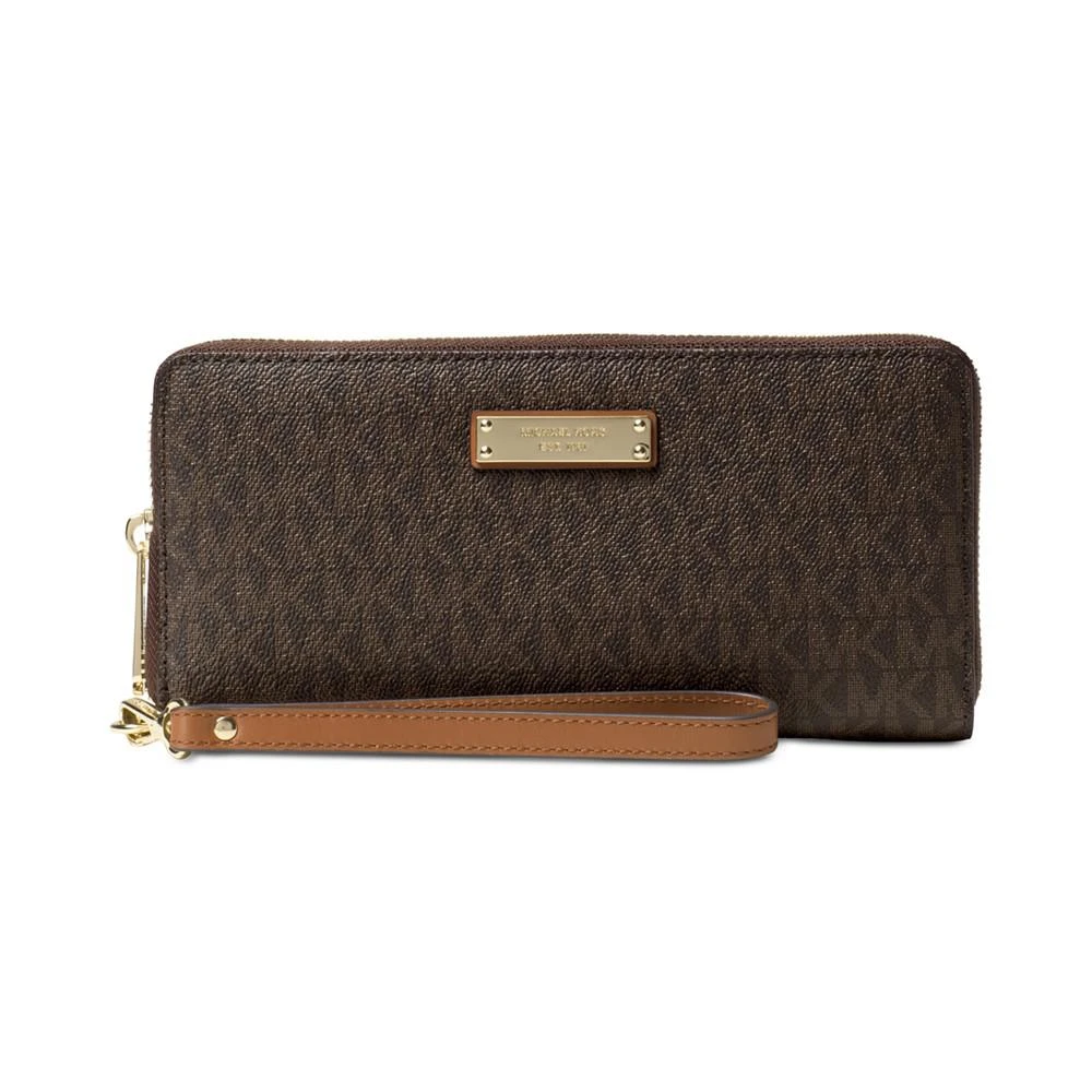 商品Michael Kors|Signature Jet Set Travel Continental Wallet,价格¥1318,第1张图片