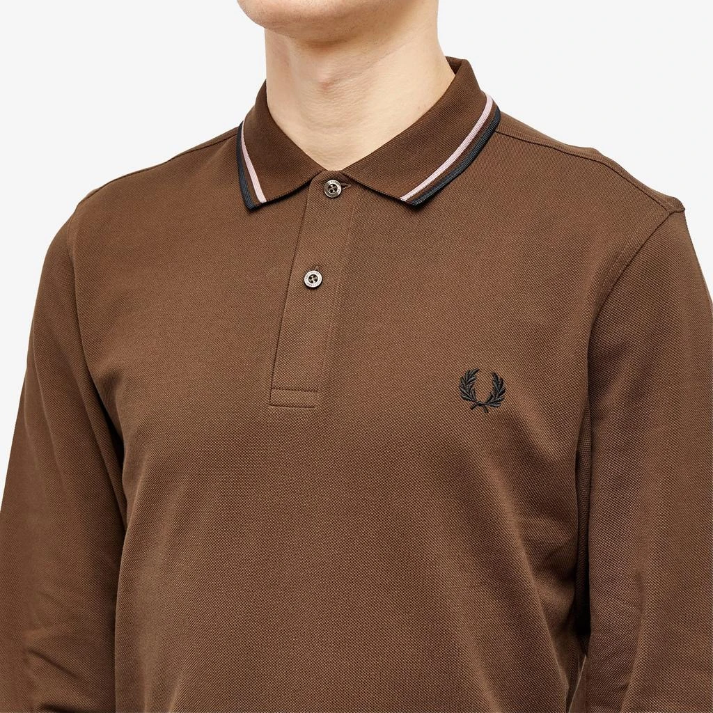 商品Fred Perry|Fred Perry Long Sleeve Twin Tipped Polo,价格¥425,第5张图片详细描述