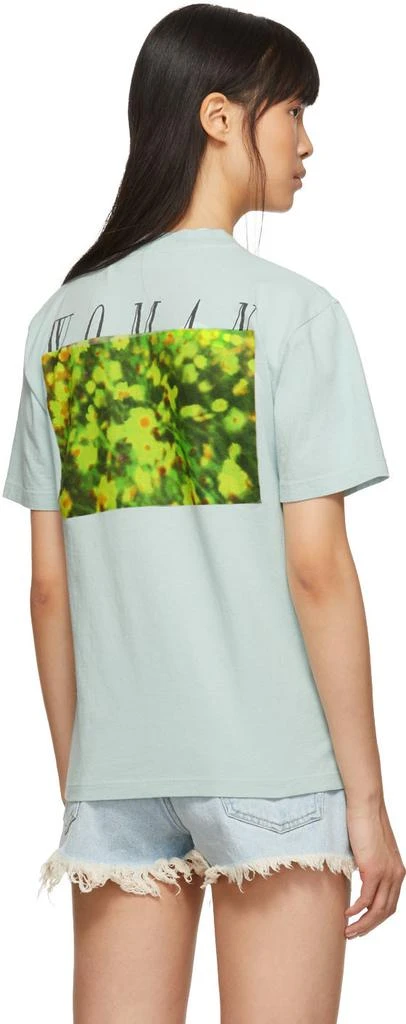 商品Off-White|Blue Flowers T-Shirt,价格¥1005,第3张图片详细描述