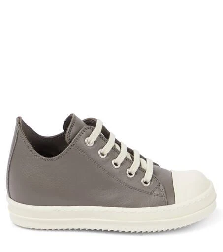 商品Rick Owens|Strobe leather sneakers,价格¥4108,第4张图片详细描述