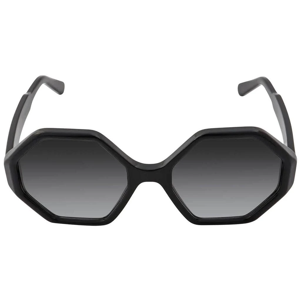 商品Salvatore Ferragamo|Grey Gradient Hexagonal Ladies Sunglasses SF1070S 001 52,价格¥439,第1张图片
