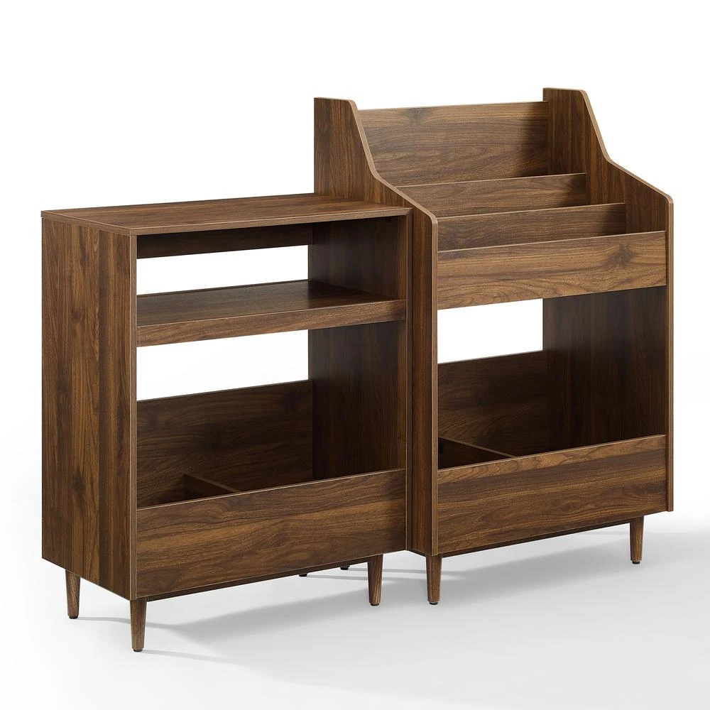 商品Crosley Brands|Liam 2Pc Record Player Stand And Vinyl Storage Set,价格¥4007,第1张图片