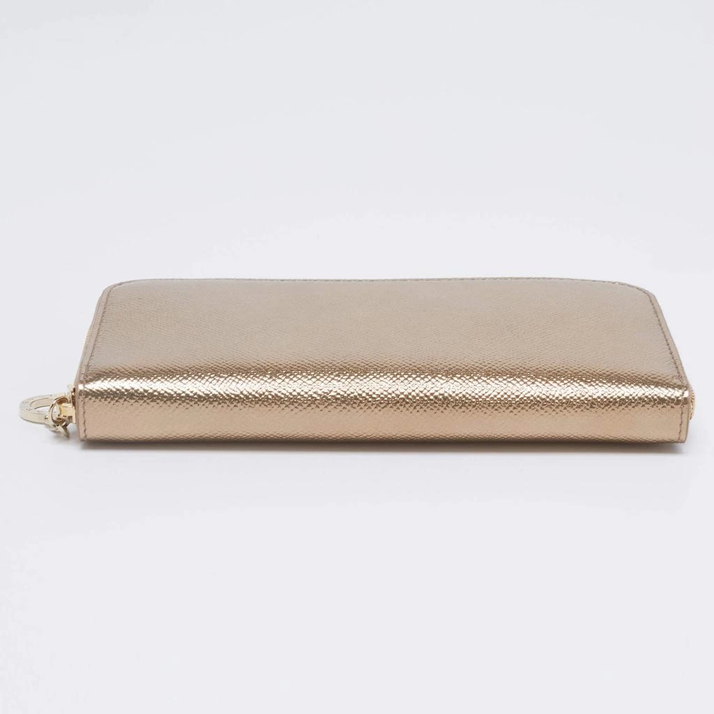 Bvlgari Metallic Gold Leather Bvlgari Bvlgari Zip Around Wallet 商品