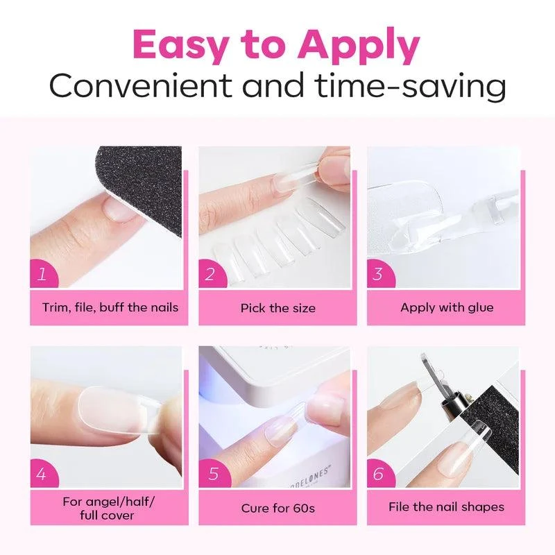 Almond&Square Soft Nail Tips 商品