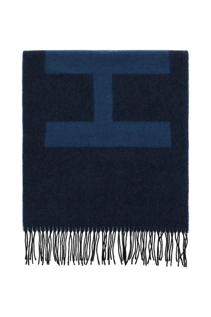商品Hugo Boss|WOOL LOGOED SCARF,价格¥424,第1张图片
