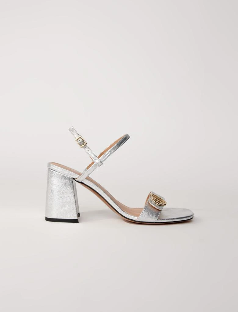 商品Maje|Maje Woman's zinc Jewellery: 122FILOMENA for Spring/Summer, size Woman-Pumps & Sandals-9, in color Gold / Yellow,价格¥1576,第1张图片