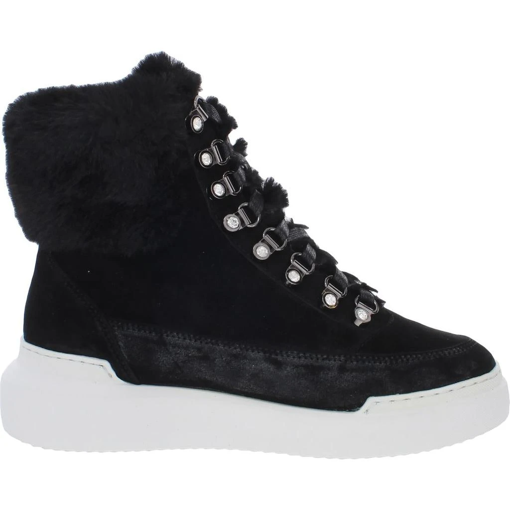 商品Vince Camuto|Vince Camuto Womens Shelsta Suede Faux Fur Ankle Boots,价格¥76,第2张图片详细描述