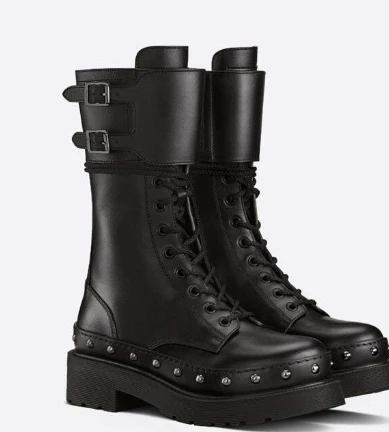 商品[国内直发] Dior|DIOR 女士踝靴黑色 KCI778VEA-S900,价格¥7342,第1张图片
