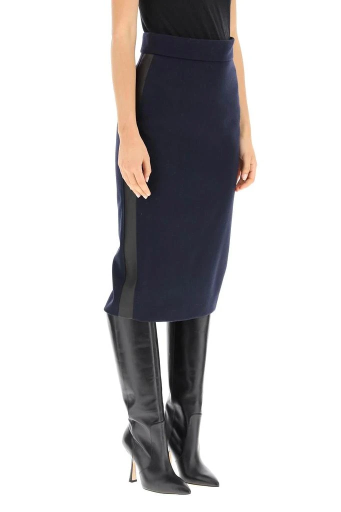 商品Max Mara|MIDI SKIRT WITH LEATHER BANDS,价格¥1068,第3张图片详细描述