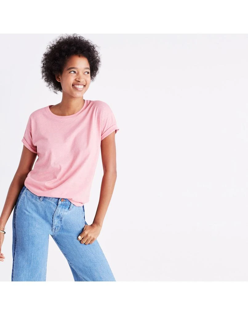 商品Madewell|Whisper 全棉圆领T恤,价格¥154,第1张图片