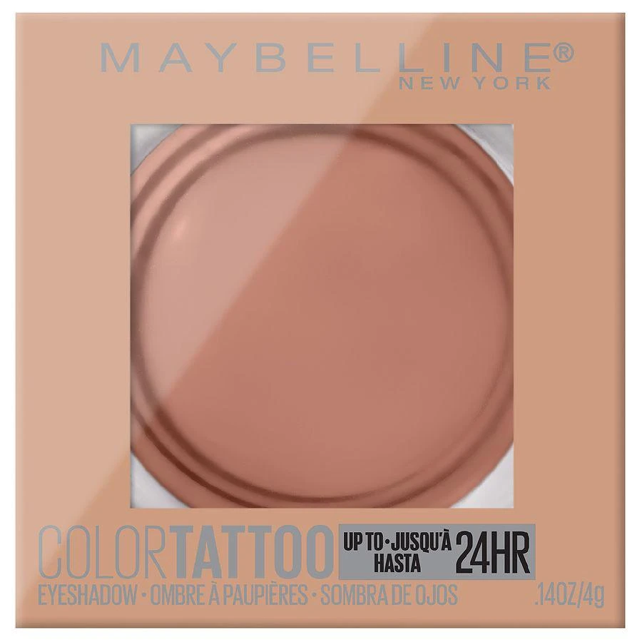 商品Maybelline|Up To 24HR Longwear Cream Eyeshadow Makeup,价格¥69,第1张图片