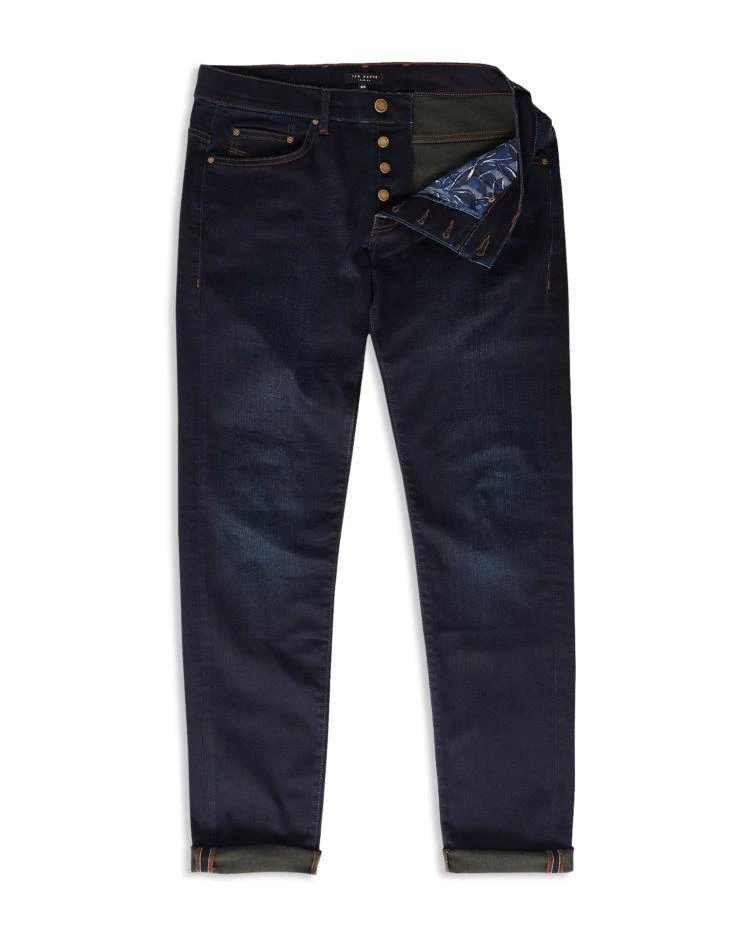 商品Ted Baker London|Scamp Straight Fit Jeans in Dark Wash,价格¥989,第4张图片详细描述