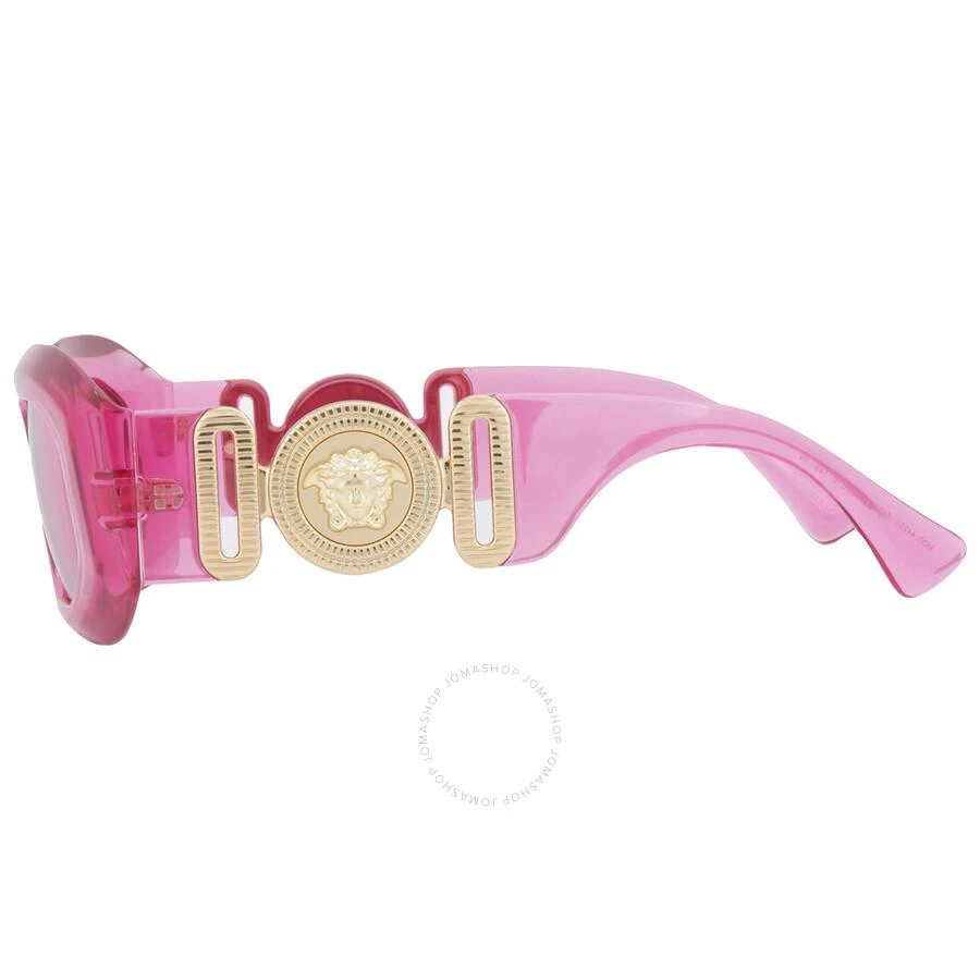 商品Versace|Pink Irregular Men's Sunglasses VE4425U 542184 54,价格¥1281,第3张图片详细描述