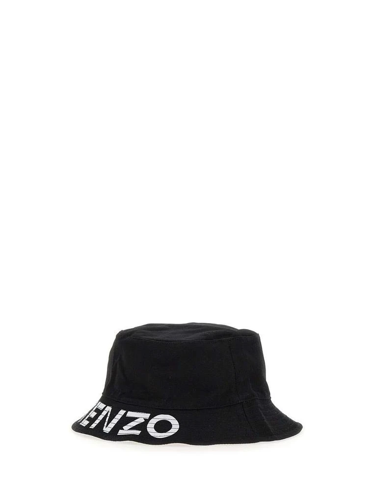 商品Kenzo|Kenzo Logo Patch Reversible Bucket Hat,价格¥837,第1张图片