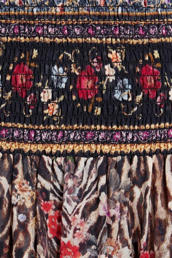 商品Camilla|Tiered printed silk maxi skirt,价格¥3313,第4张图片详细描述