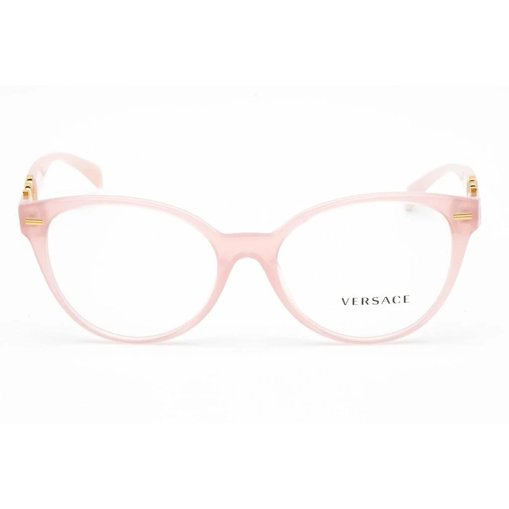 商品Versace|Versace Women's Eyeglasses - Full Rim Cat Eye Opal Pink Plastic Frame | 0VE3334 5402,价格¥883,第2张图片详细描述