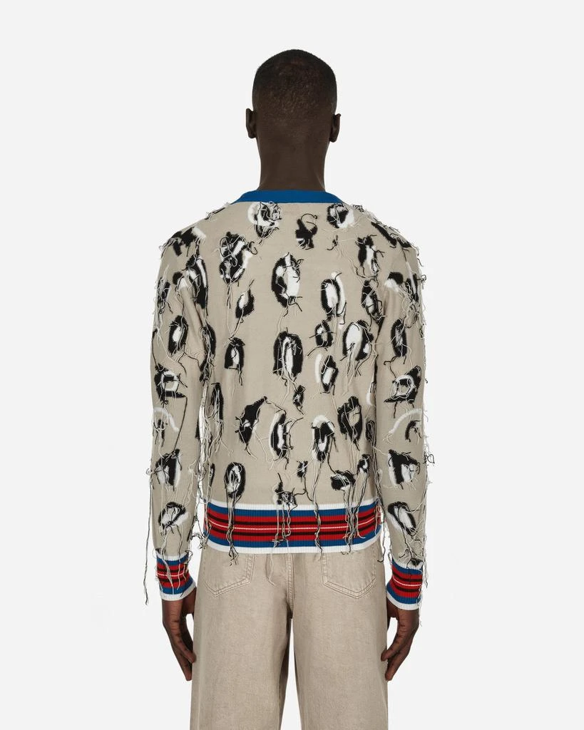 商品Charles Jeffrey Loverboy|Guddle Animal Cardigan Grey,价格¥1843,第3张图片详细描述
