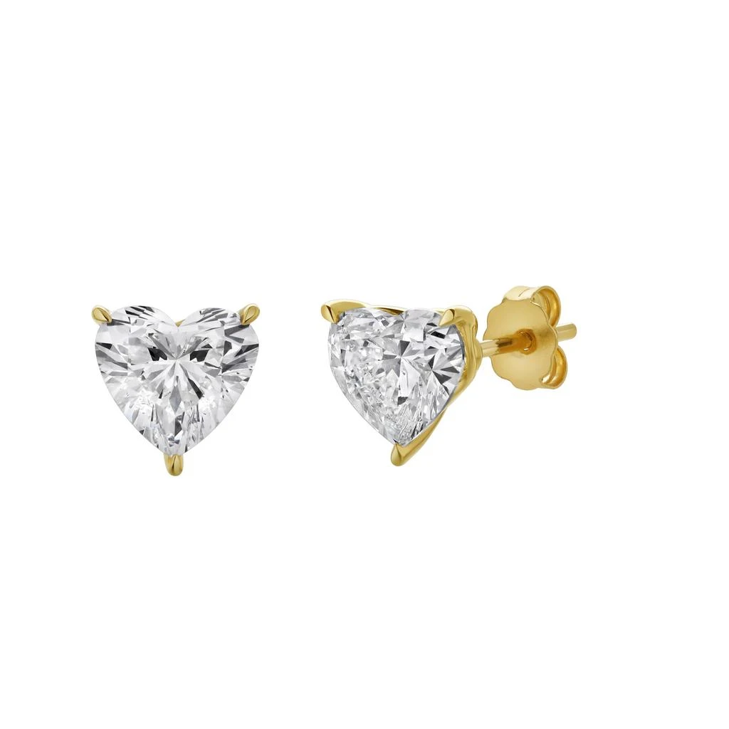 商品LuvMyJewelry|Elaria 14K Lab Grown Heart Solitaire Diamond Earrings - 1.60 Cts,价格¥10341,第1张图片