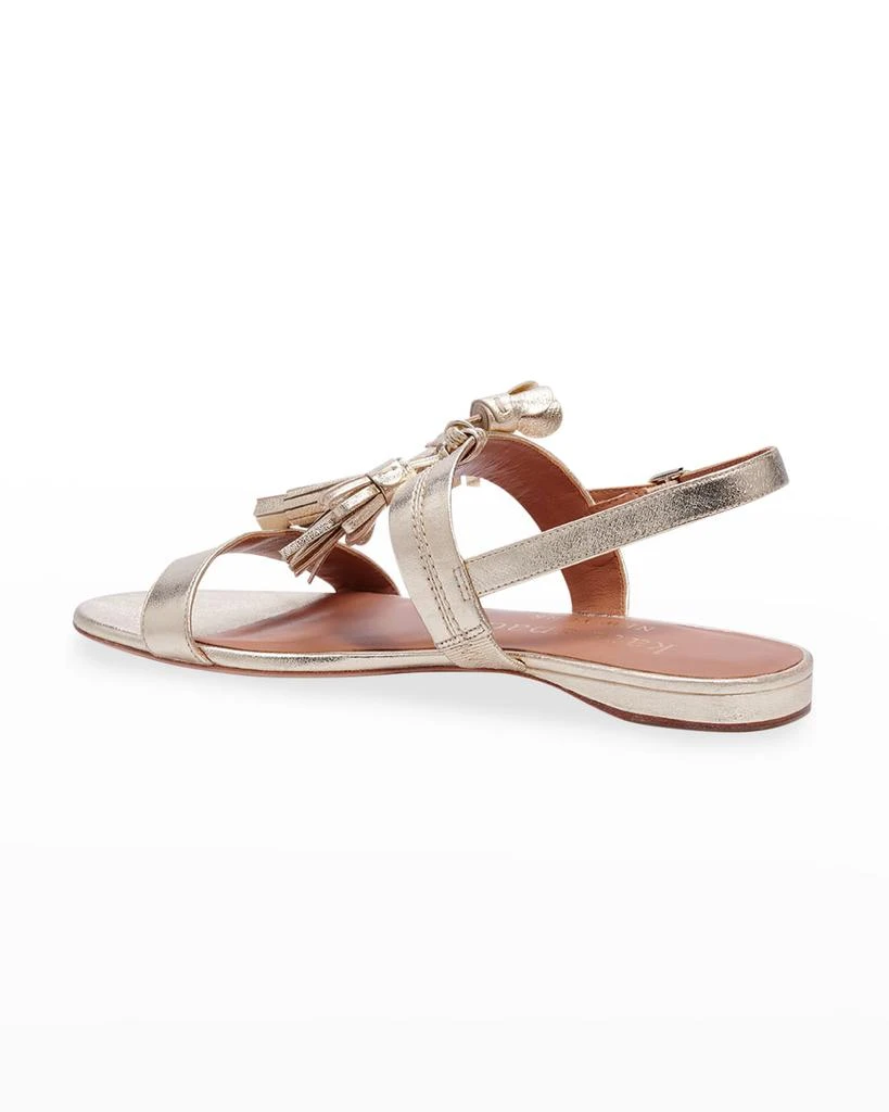 商品Kate Spade|la danse metallic slingback sandals,价格¥1028,第3张图片详细描述