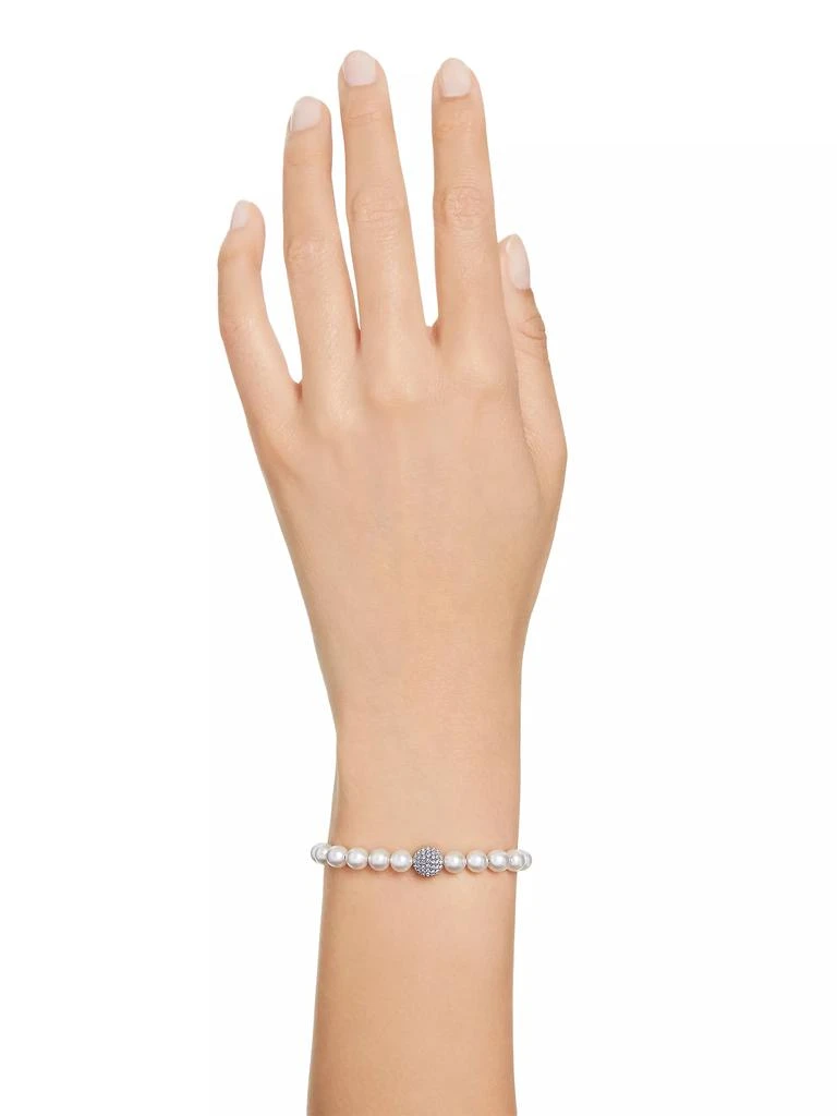 商品Swarovski|Remix Rhodium-Plated & Crystal Strand Bracelet,价格¥1265,第2张图片详细描述