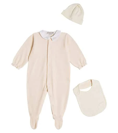 商品Bonpoint|Baby onesie, hat and bib set,价格¥2057,第1张图片