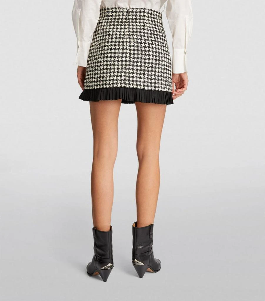 商品Sandro|Tweed Houndstooth Mini Skirt,价格¥1833,第4张图片详细描述