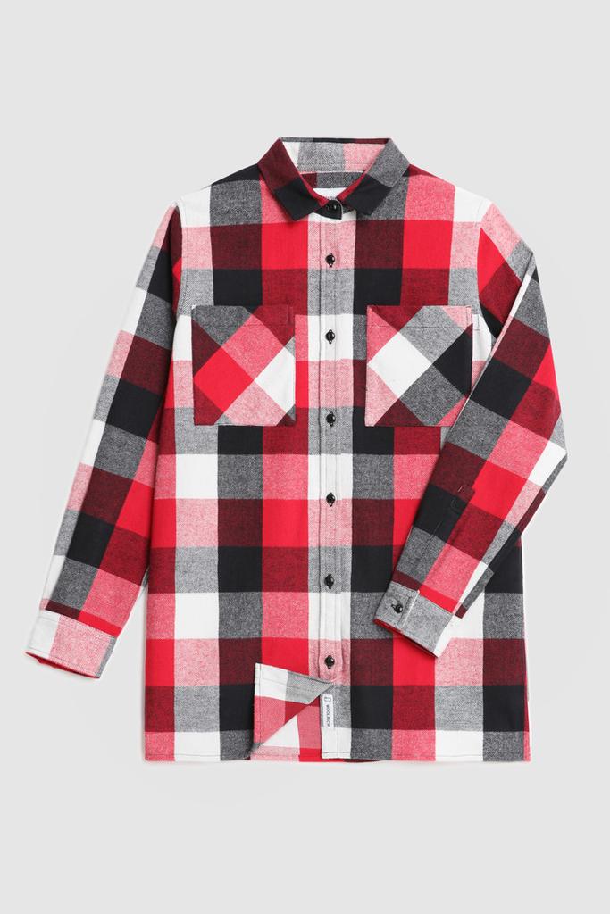 Boyfriend Shirt in Multicolored Check商品第7张图片规格展示