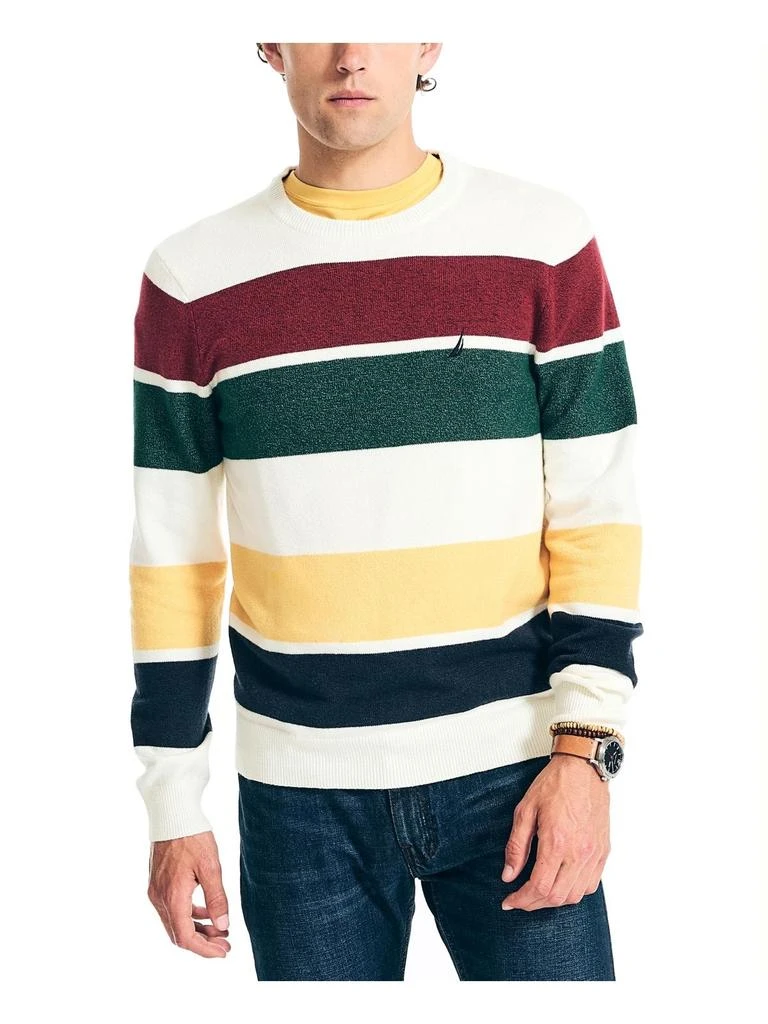 商品Nautica|Mens Striped Crewneck Pullover Sweater,价格¥348,第2张图片详细描述