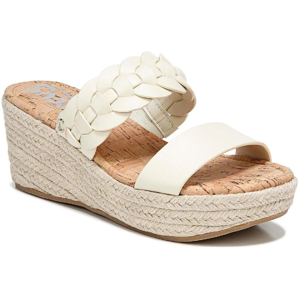 商品Sam Edelman|Circus by Sam Edelman Womens Remy Faux Leather Wedge Espadrilles,价格¥142,第1张图片