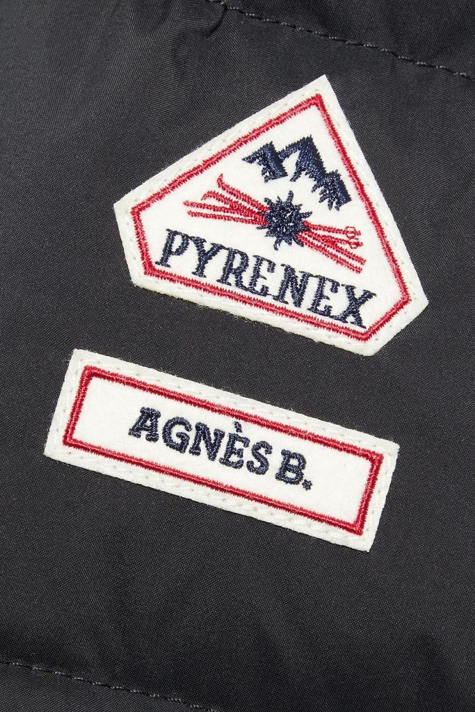 商品PYRENEX|+ agnès b. quilted shell hooded down coat,价格¥3867,第4张图片详细描述