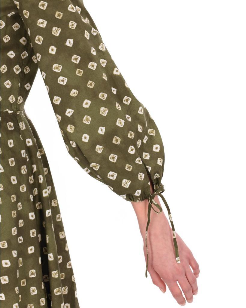 商品Ralph Lauren|Ralph L AU Ren Women's  Green Cotton Dress,价格¥2758,第7张图片详细描述