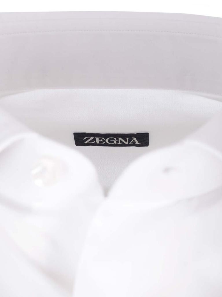 Z Zegna Buttoned Stretched Shirt商品第3张图片规格展示