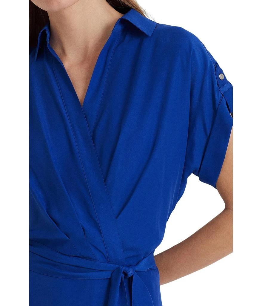 商品Ralph Lauren|Belted Crepe Dress,价格¥1079,第4张图片详细描述