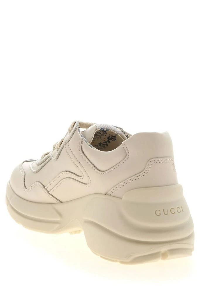 商品Gucci|Gucci Kids Logo Printed Rhyton Sneakers,价格¥4472,第2张图片详细描述