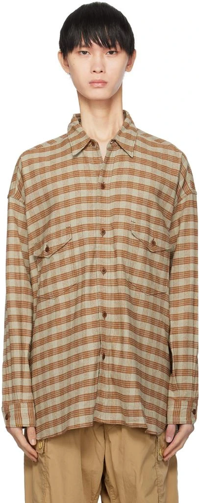 商品Nanamica|Orange & Green Deck Shirt,价格¥1606,第1张图片