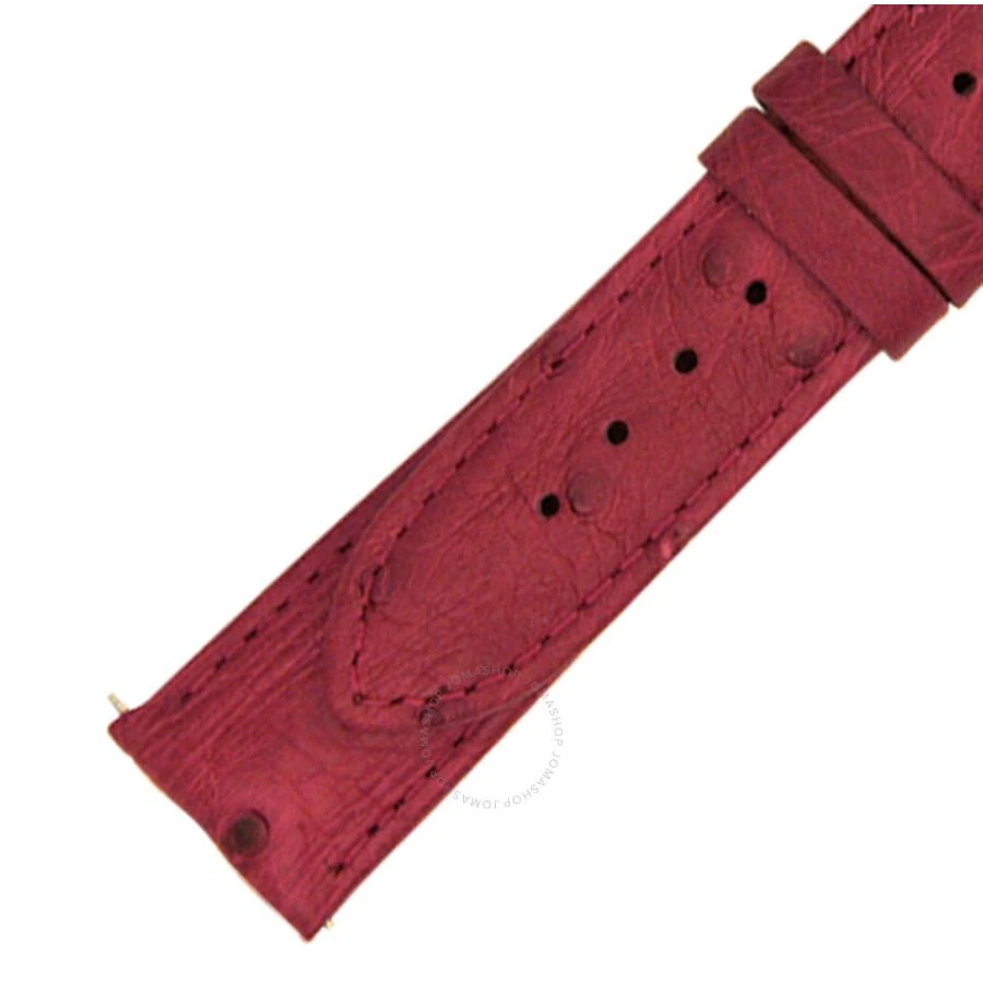 商品Hadley Roma|21 MM Matte Bougainvillea Ostrich Leather Strap,价格¥223,第1张图片