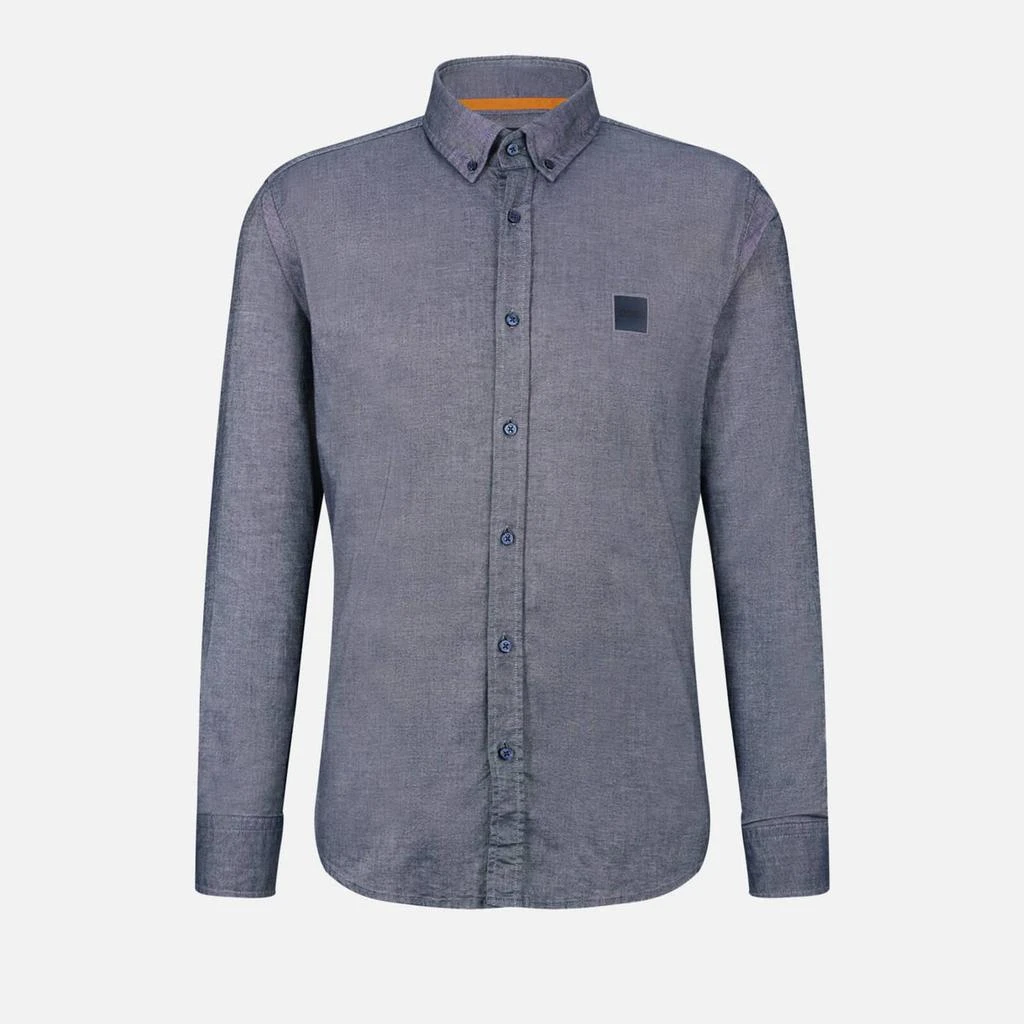 商品Hugo Boss|BOSS Orange Mabsoot_2 Cotton-Blend Shirt,价格¥437,第1张图片