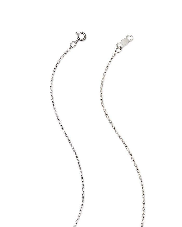 商品Bloomingdale's|Diamond & Cultured Freshwater Pearl Pendant Necklace in 14K White Gold, 16",价格¥3023,第4张图片详细描述