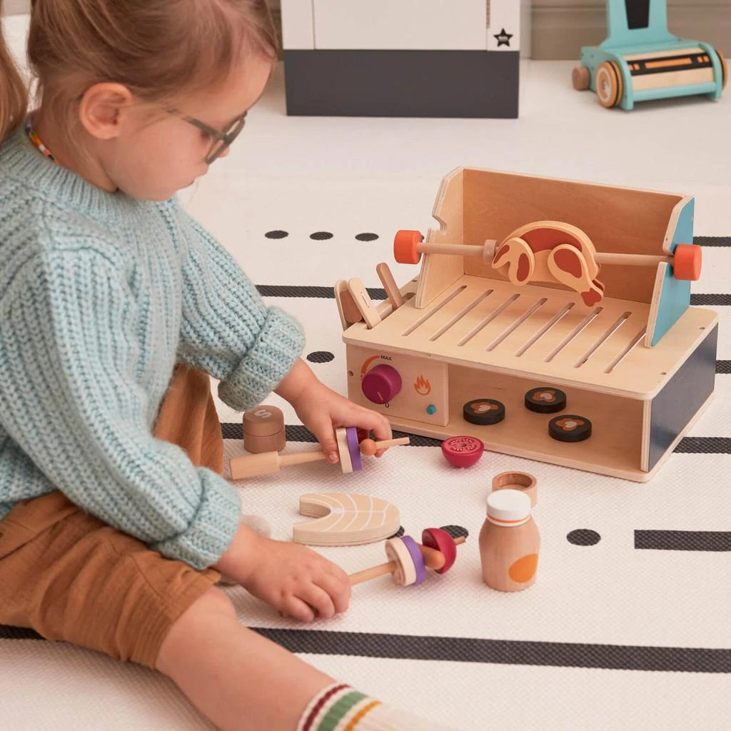商品Kids Concept|Kids Concept HUB Table Grill Play Set,价格¥290,第4张图片详细描述