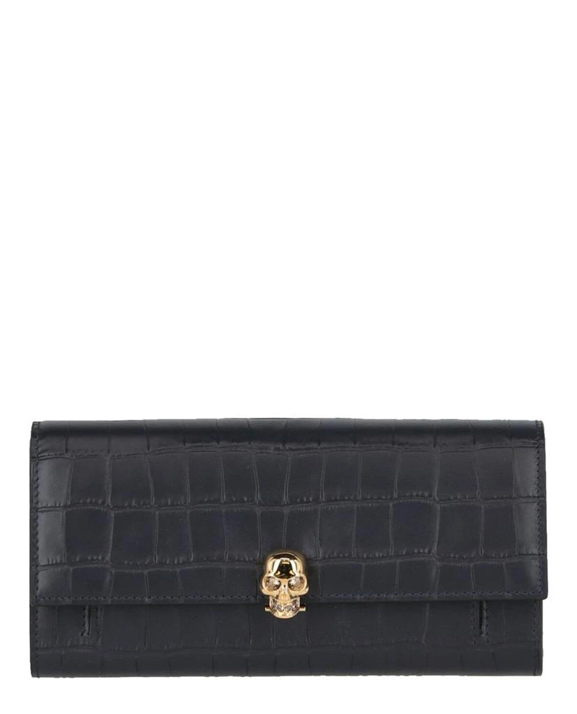 商品Alexander McQueen|Skull Leather Chain Wallet,价格¥3749,第1张图片